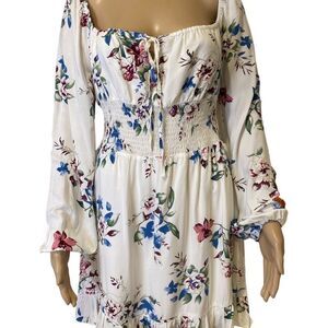 Lumiere Floral Long Sleeve Dress size M
